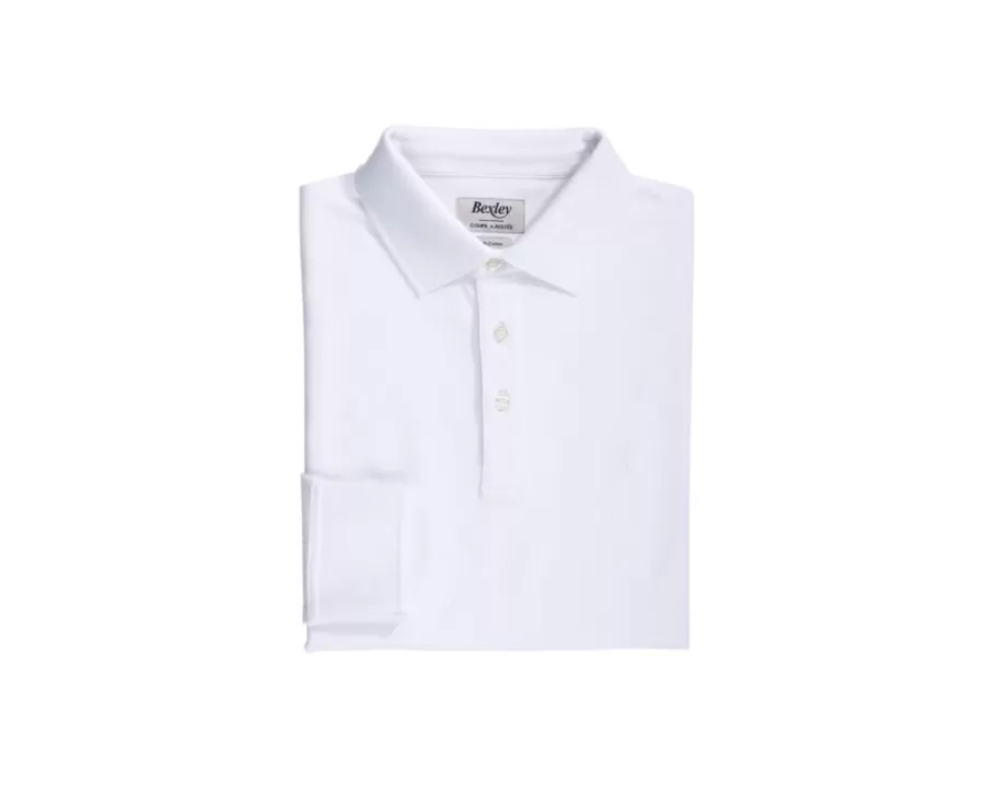 Shop Polo de hombre de manga larga Blanco Alec Ii Ml Polos Manga Larga | Polos