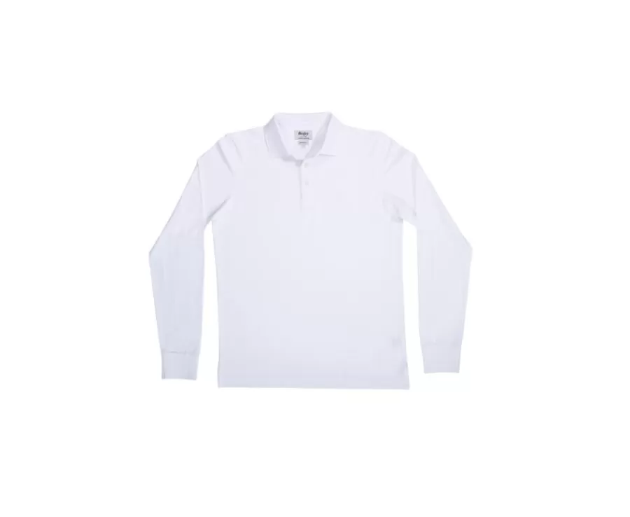 Shop Polo de hombre de manga larga Blanco Alec Ii Ml Polos Manga Larga | Polos