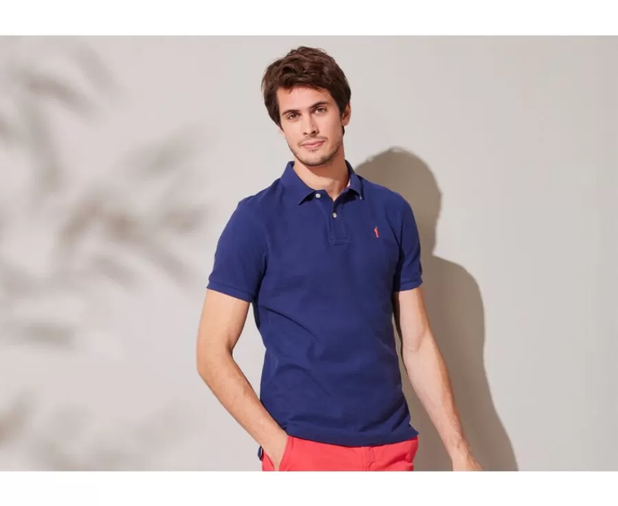 Flash Sale Polo para hombre Azul Navy Andy Ii Polos Corte Ajustado