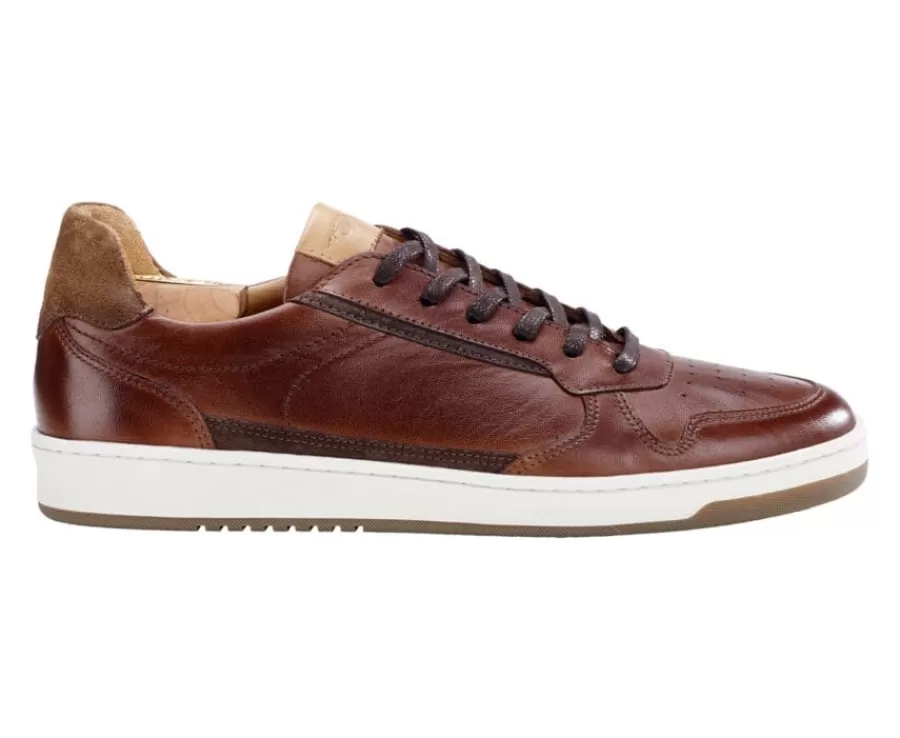 Clearance Zapatillas de hombre Chocolate Patinado Kolora Zapatillas | Zapatillas Blancas