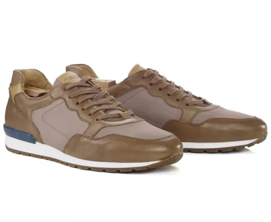 Outlet Zapatillas de hombre de Piel Beis Canberra Ii Zapatillas