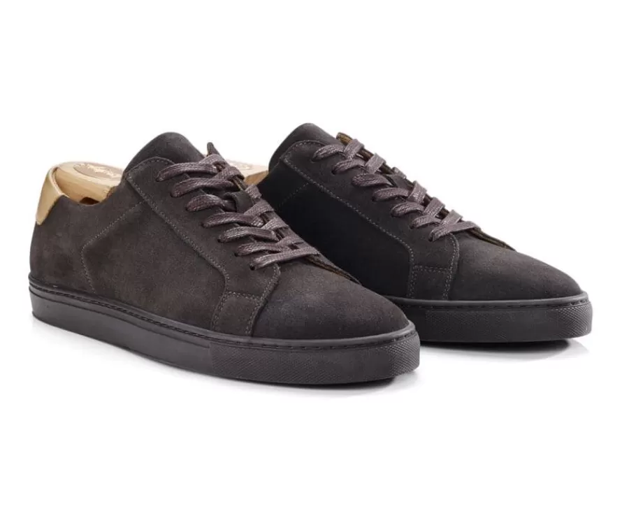 Cheap Zapatillas de hombre terciopelo Pardo Inglewood Zapatillas | Zapatillas Blancas