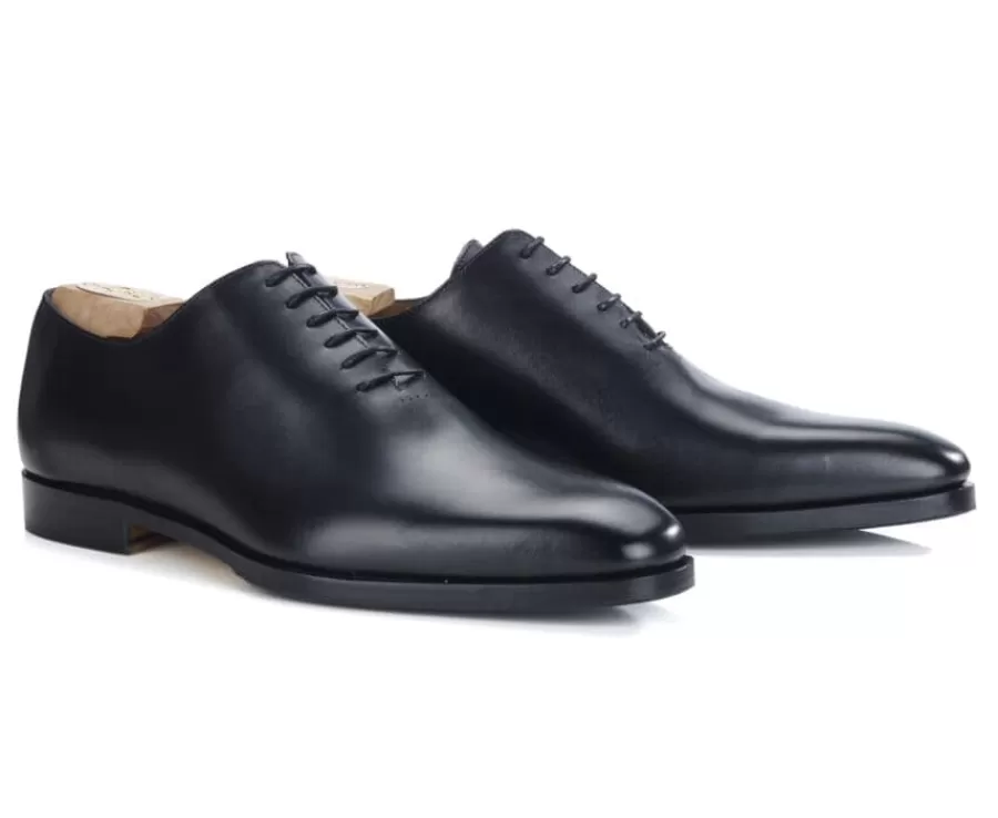 Discount Zapato Oxford para hombre Negro con suela de cuero con patin Bellagio Patin Zapatos Confort | Zapatos Oxford
