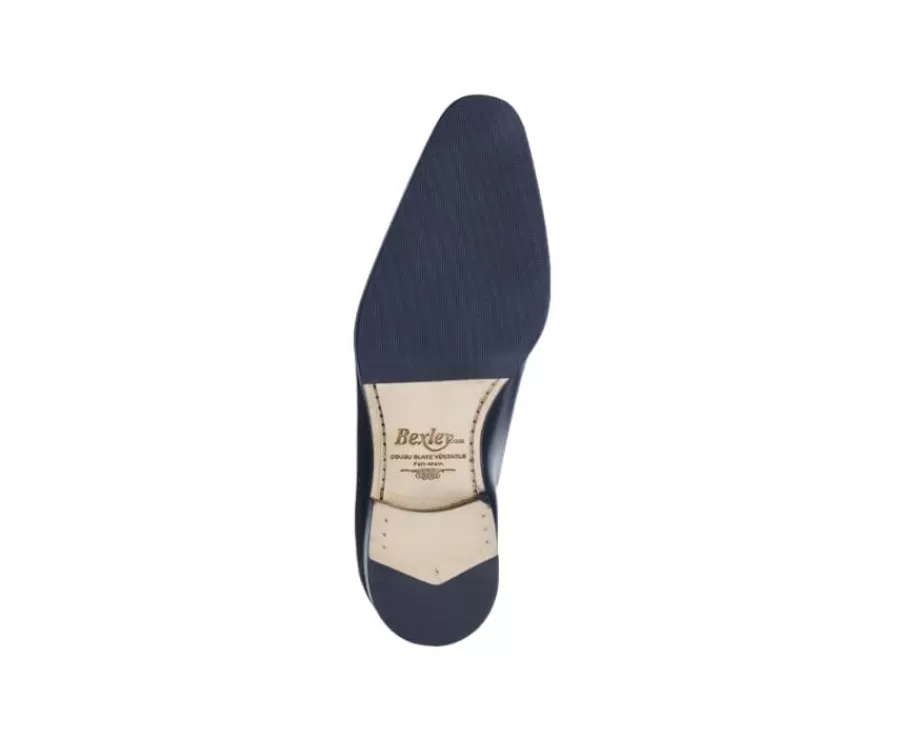 Discount Zapato Oxford para hombre Negro con suela de cuero con patin Bellagio Patin Zapatos Confort | Zapatos Oxford