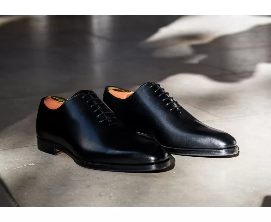 Discount Zapato Oxford para hombre Negro con suela de cuero con patin Bellagio Patin Zapatos Confort | Zapatos Oxford