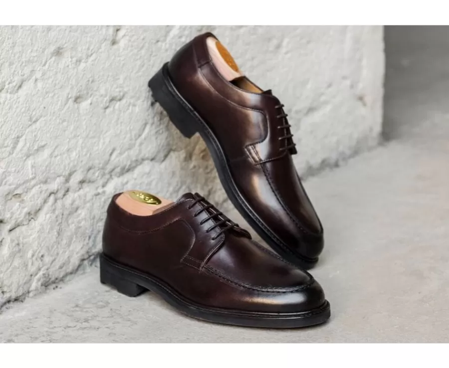 Clearance Zapatos derby Chocolate para hombre con suela de goma Hudson Ii Zapatos Derby Y Bluchers