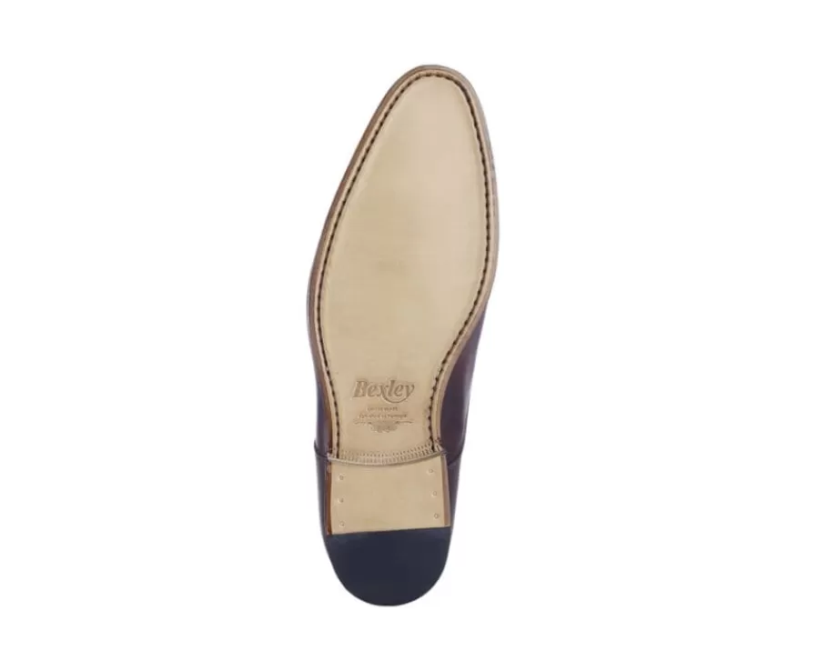 Best Sale Zapatos Derby de hombre Suela de cuero Chocolate patinado Gilwell Zapatos Confort | Zapatos De Boda