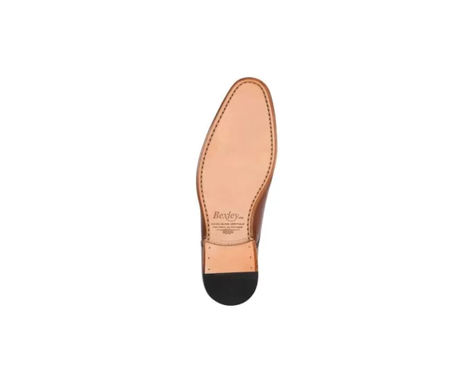 Online Zapatos Derby de hombre Suela de cuero Coñac patinado Gilwell Zapatos De Boda | Zapatos Derby Y Bluchers
