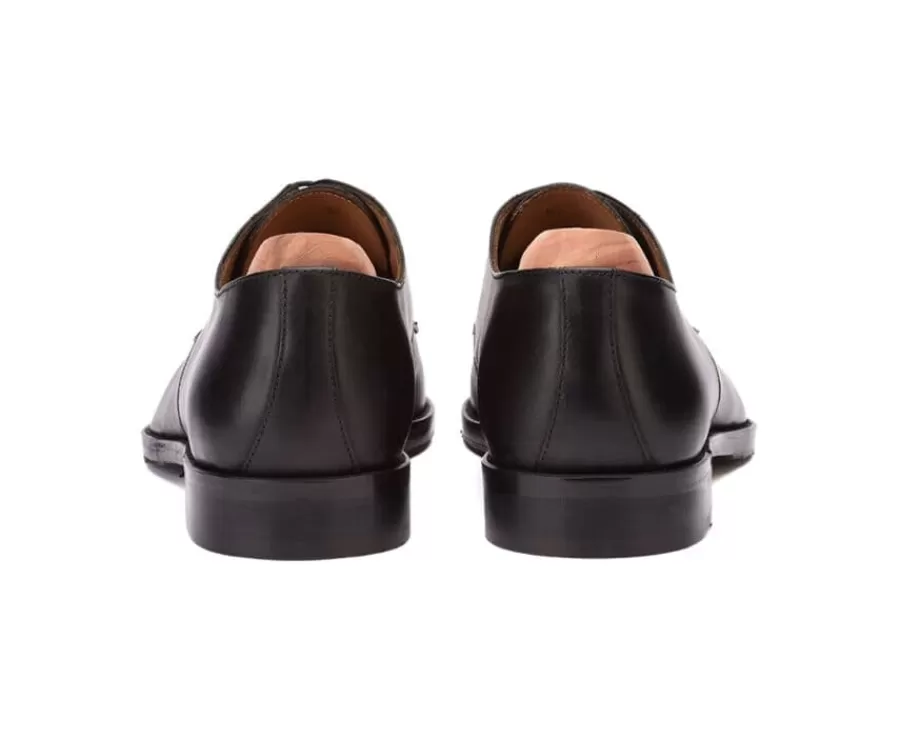 Fashion Zapatos derby negros para hombre con suela de cuero Mayfair Classic Patin Zapatos Confort | Zapatos Derby Y Bluchers
