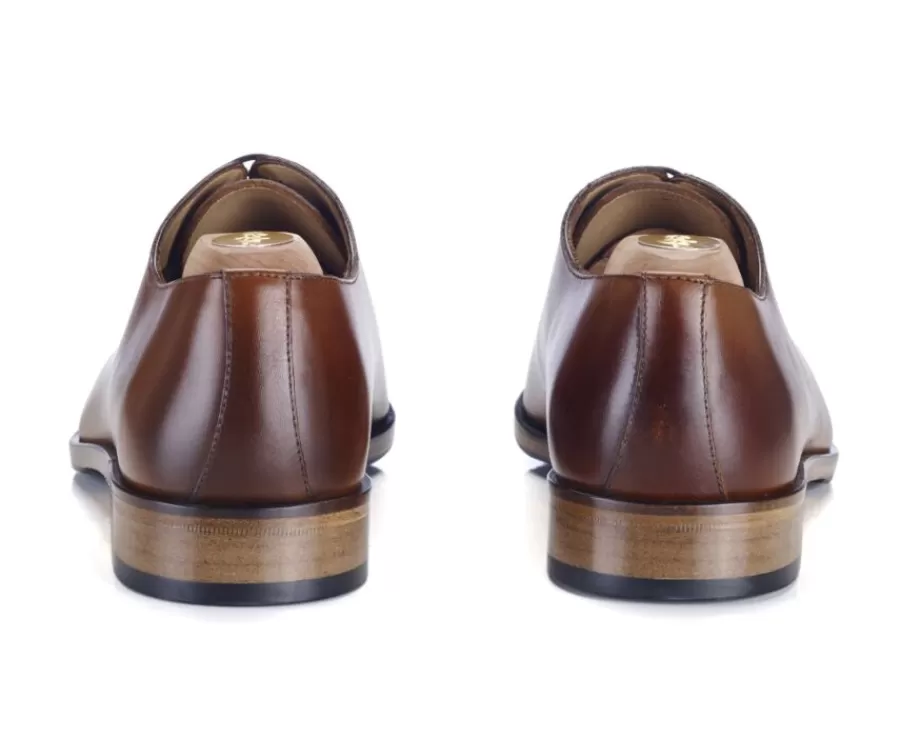 New Zapatos Oxford de piel hombre Dorado patinado Peter Patin Zapatos De Boda | Zapatos Oxford